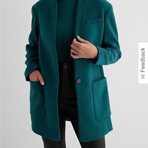 Express Shawl Collar One Button Coat XSmall